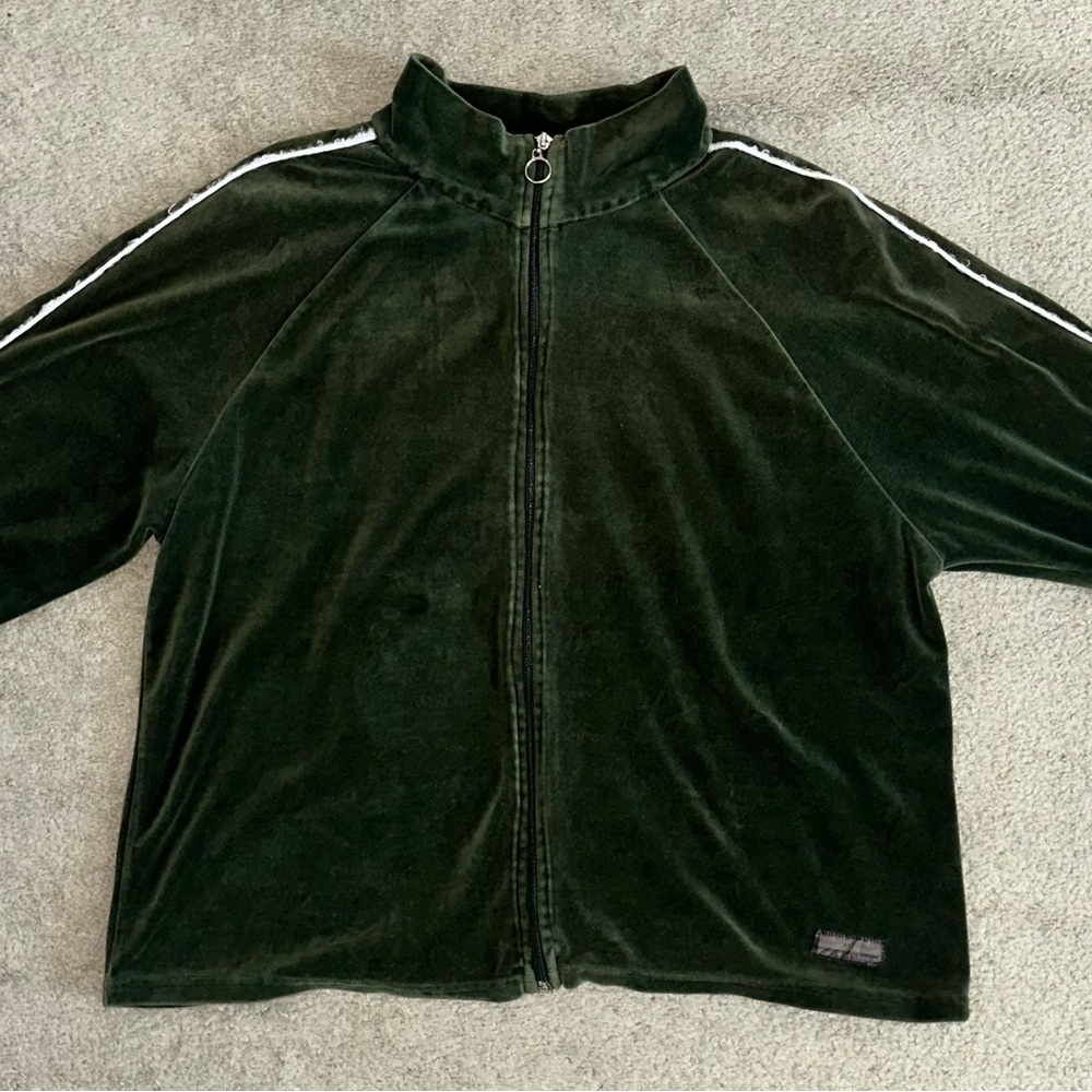Green Vintage Sports Jacket
